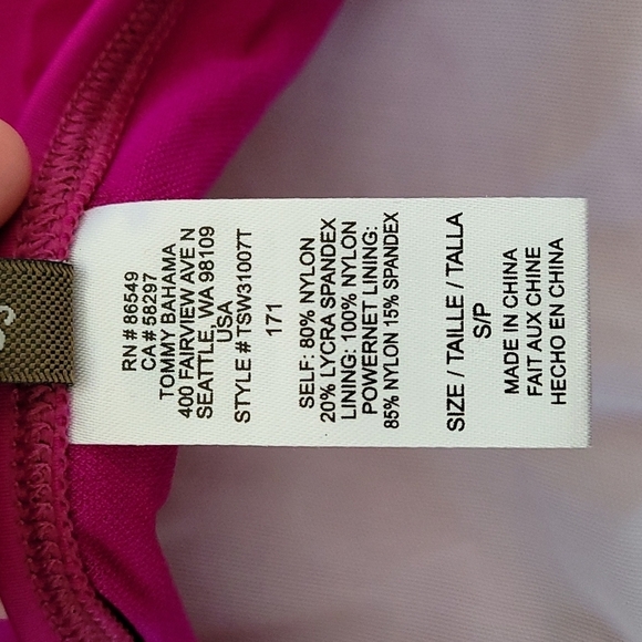 NWT Tommy Bahama Pink Tankini Top - Picture 6 of 10
